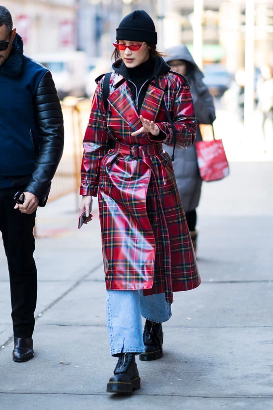 Black and Red Plaid Blazer